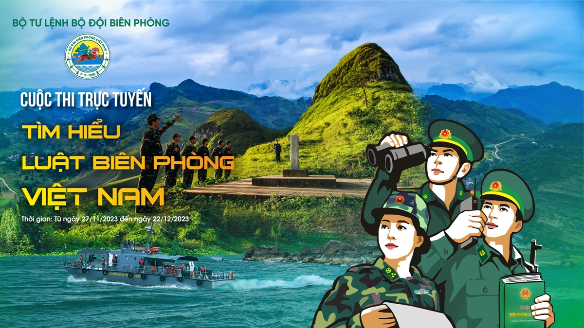 Cuộc thi trực tuyến “Tìm hiểu Luật Biên phòng Việt Nam” trên địa bàn thành phố